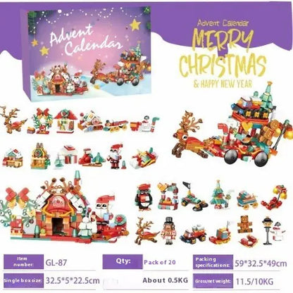 Christmas Countdown Building Blocks Calendar