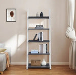 5 Tiers Of Shelves, Bookshelves, Storage Shelves, Bookshelves With Rubberwood Frames Unavailable Platforms- Welfel Temu
