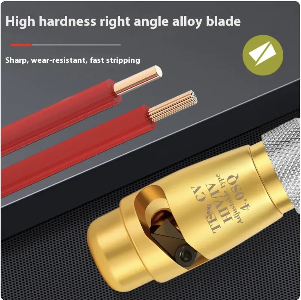 Rotating Electric Wire Stripper & Skinning Knife – Essential Electrical Tool