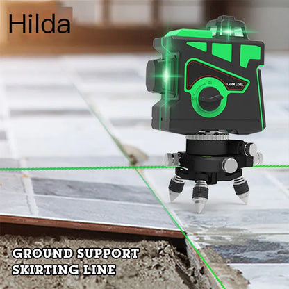 High Precision 12-Line 3D Green Infrared Laser Level