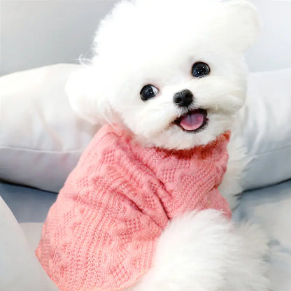 Towable Plus Fleece Winter Sweater for Dogs