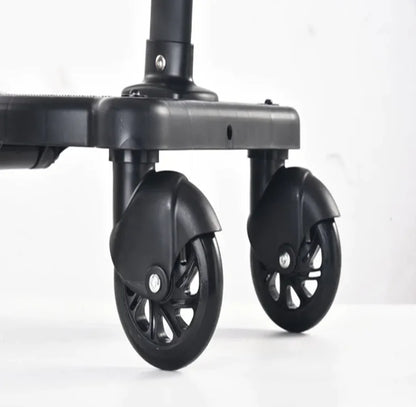 Double Seat Stroller Attachment Skateboard