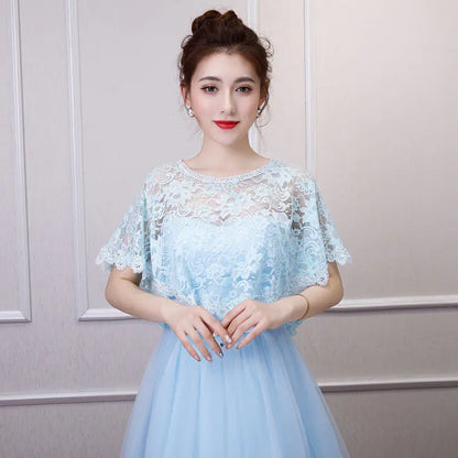 Bride Wedding Shawl Lace Summer Veil in Various Colors