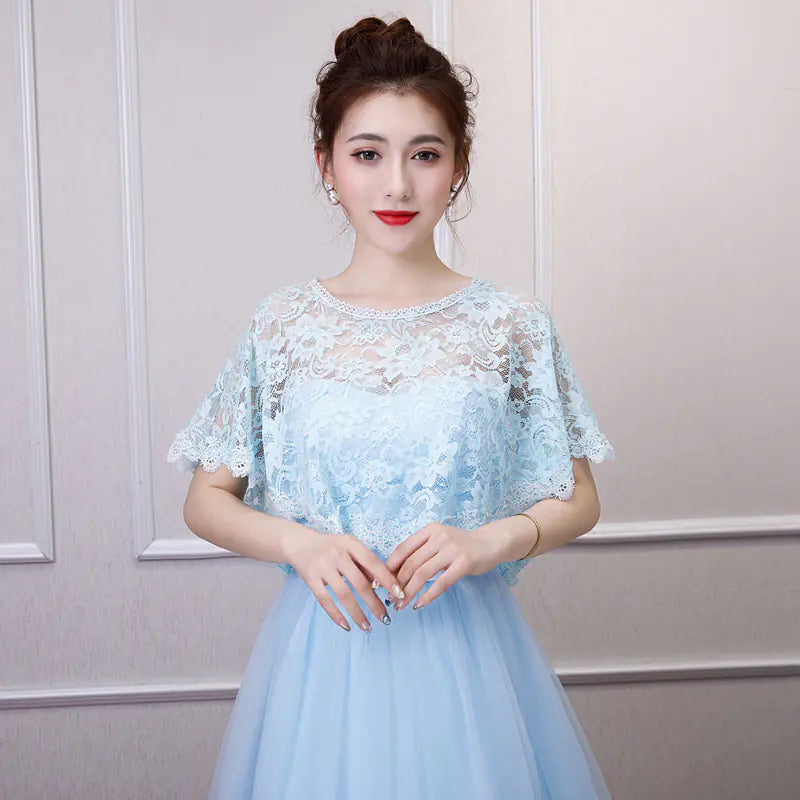 Bride Wedding Shawl Lace Summer Veil in Various Colors