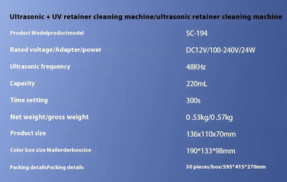 Ultrasonic Denture Cleaner