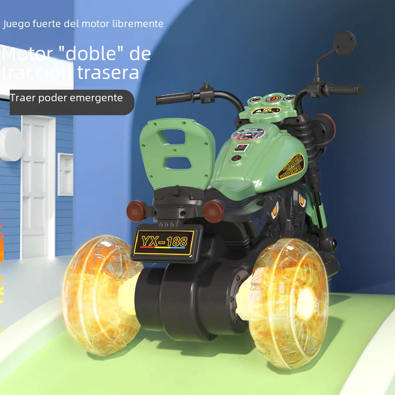 Children's Electric Trike with Remote Control (Battery-Powered)