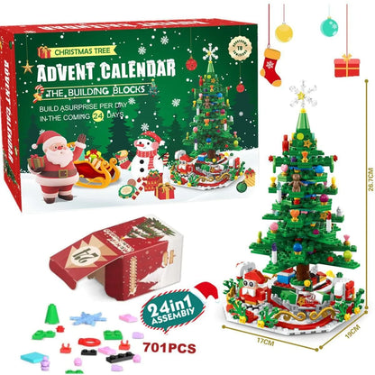 Christmas Countdown Building Blocks Calendar
