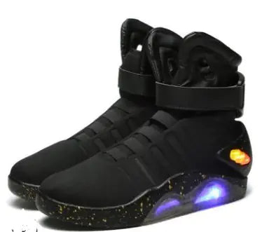 LED Colorful High-Top Light-Up Sneakers for Basketball
