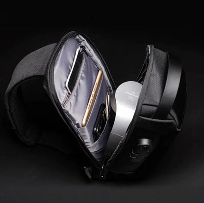 Men's Anti-Theft USB Chest Bag