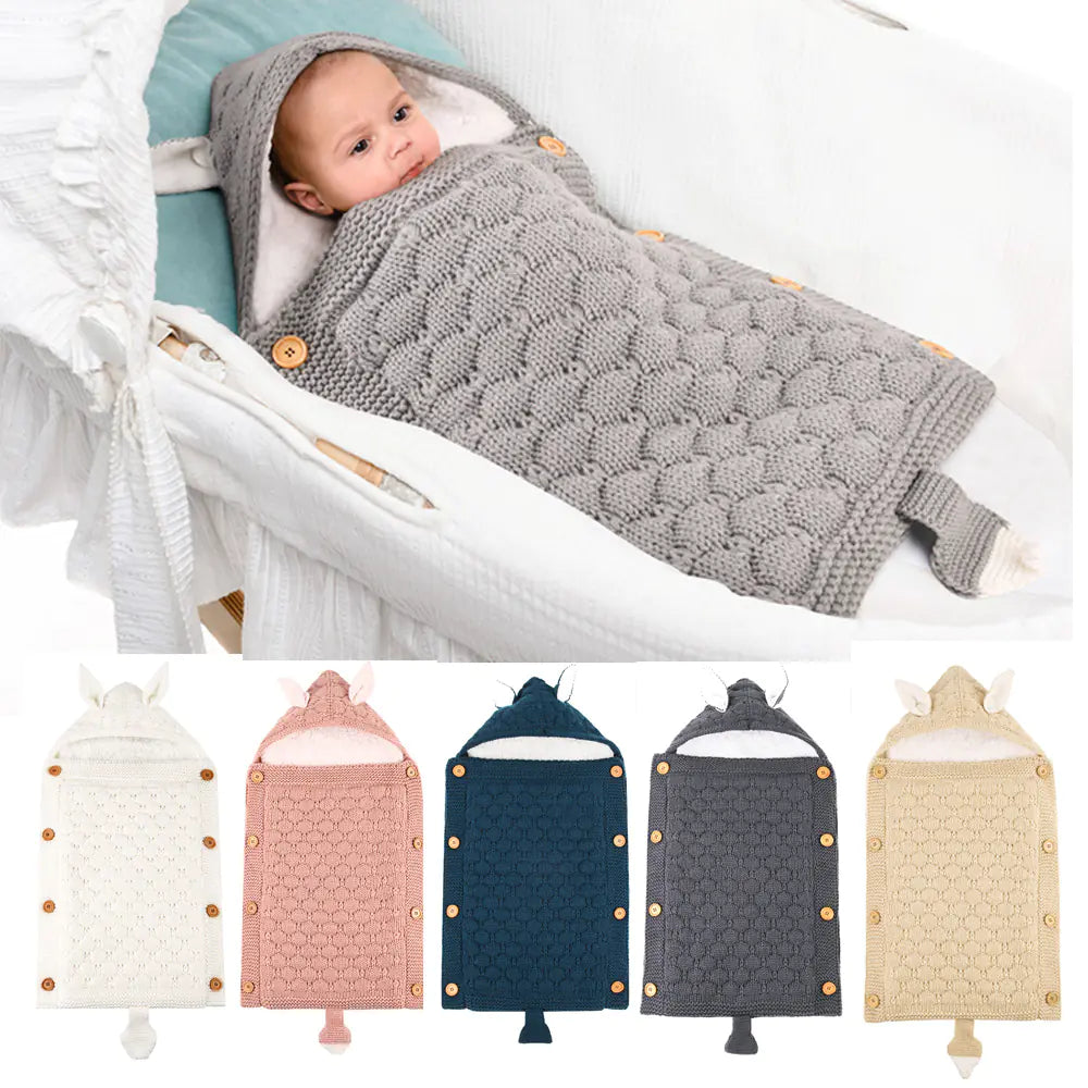 Newborn Baby Swaddle Sleeping Bag for Stroller Use