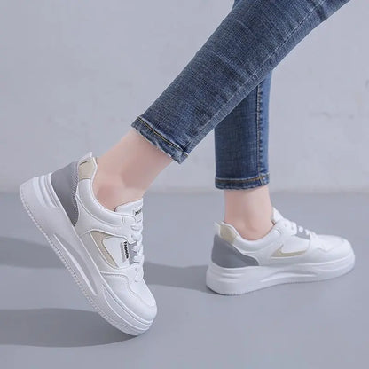 2023 Spring New Women's Breathable White Sneakers