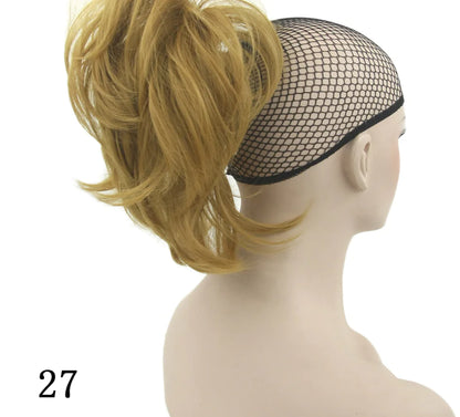 Soft Ponytail Wig in European Style