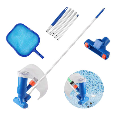 Pool Cleaning Tool Set with Vacuum Cleaner and Net
