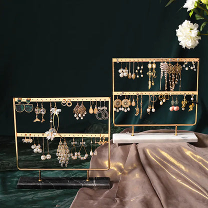 Marble Earring Display Stand for Home Use (Creative)