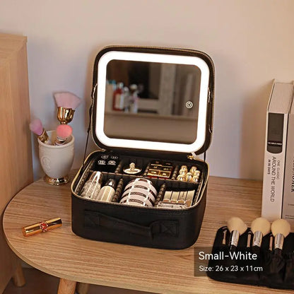 LED Lighted Cosmetic Bag