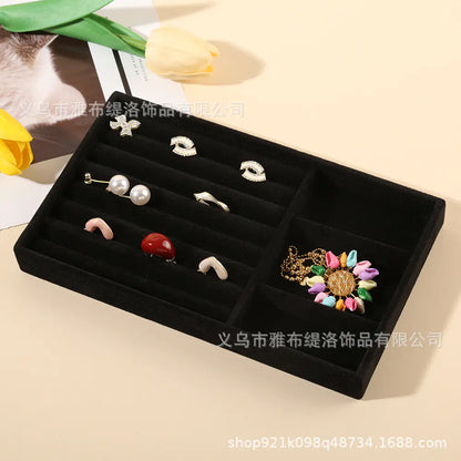 Jewelry Box for Rings and Earrings with Velvet Tray