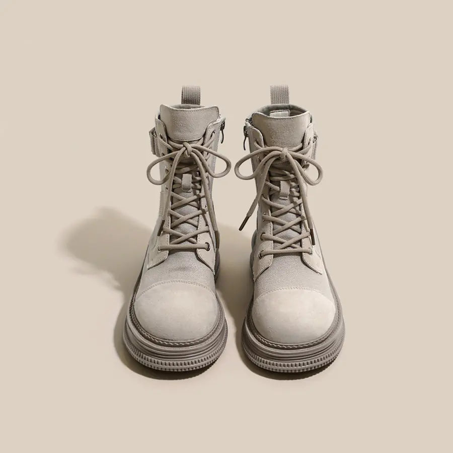 Women's British Style Thick Sole Martin Boots