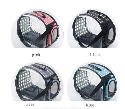Transparent Pet Backpack for Cats and Dogs