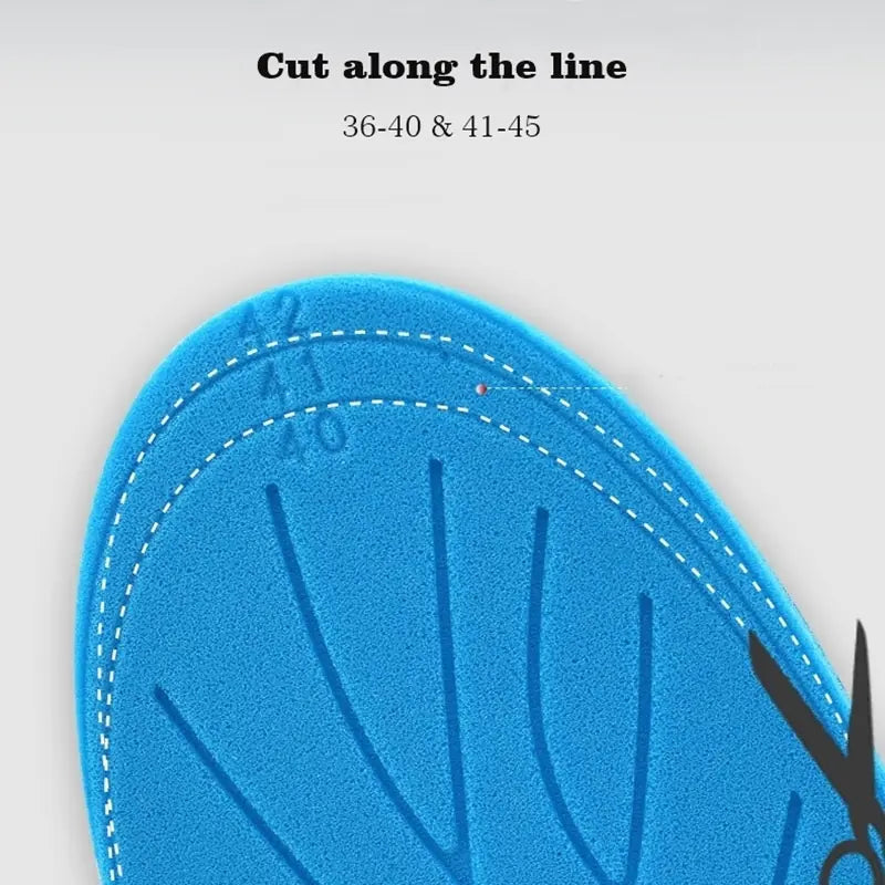 Adjustable Shock Absorption Sports Insole for Comfort
