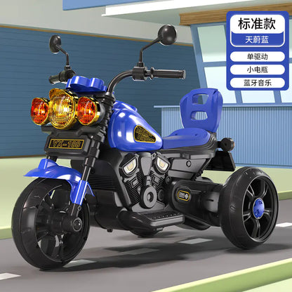 Children's Electric Trike with Remote Control (Battery-Powered)