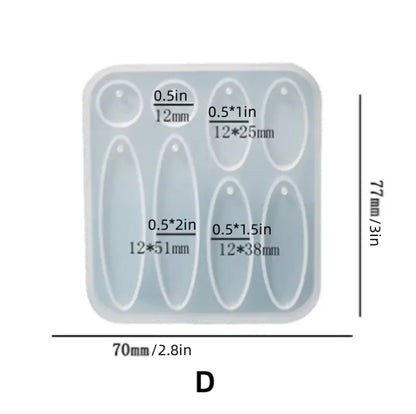 DIY Geometric Crystal Epoxy Silicone Mold Set