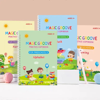 Children's English Groove Magic Font Practice Set