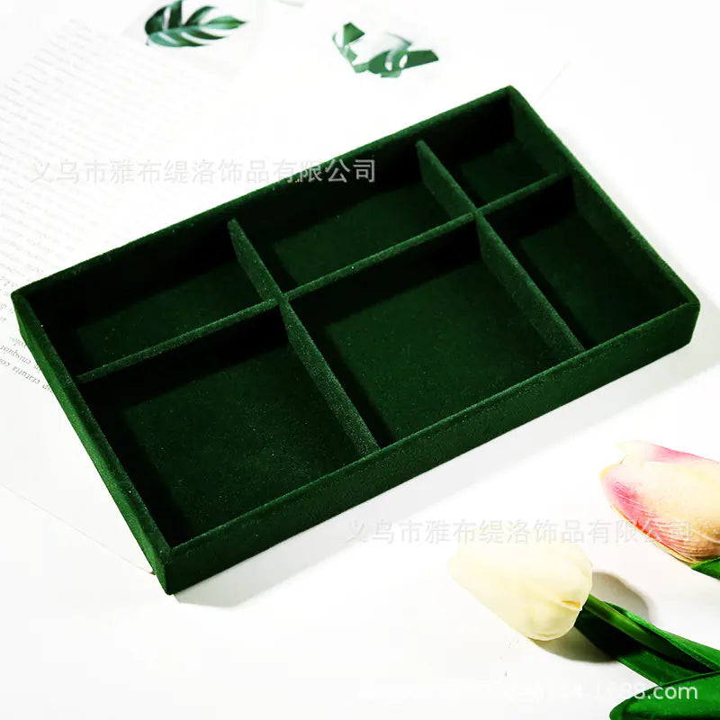 Jewelry Box for Rings and Earrings with Velvet Tray