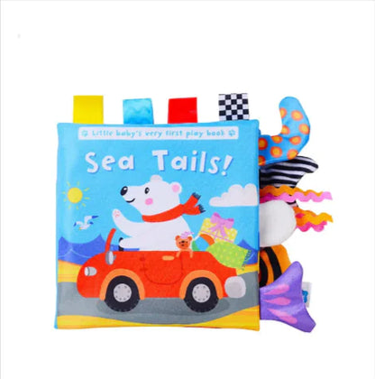 Baby Animal Tail Cloth Book