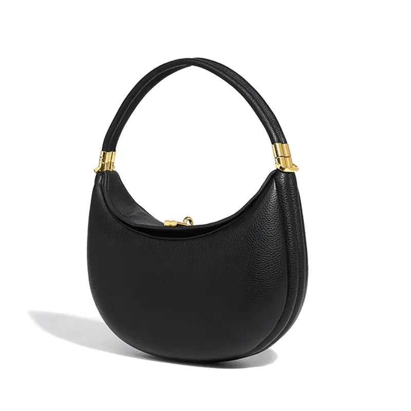 Trendy PU Crescent Shoulder Handbag