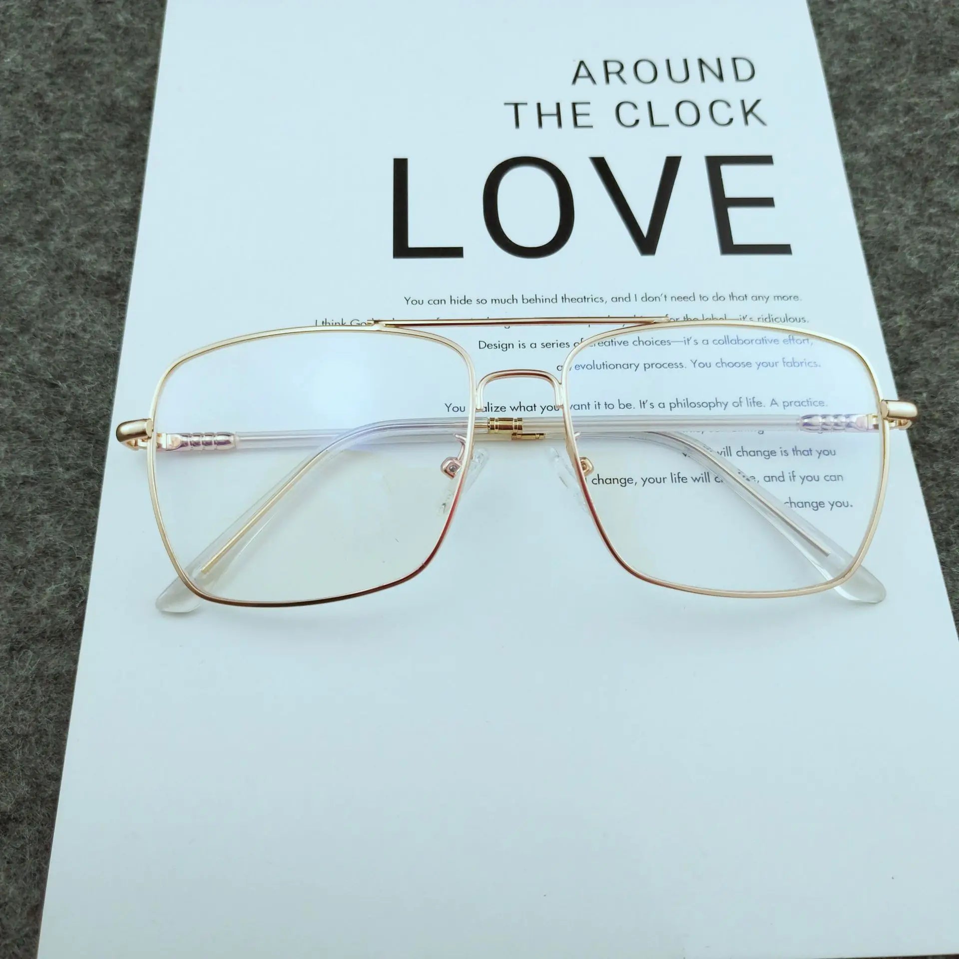 Retro Square Optical Glasses for Men and Women