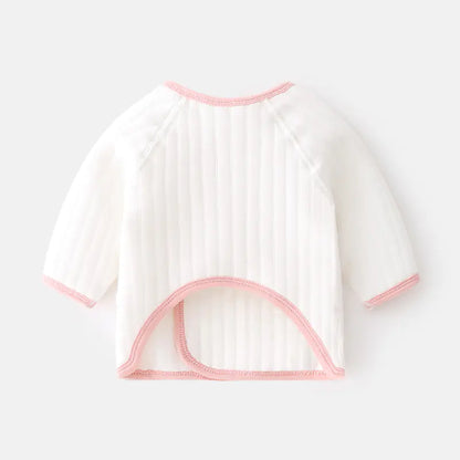 Summer Newborn Baby Girl Ruffle Sleeve Cotton Tee