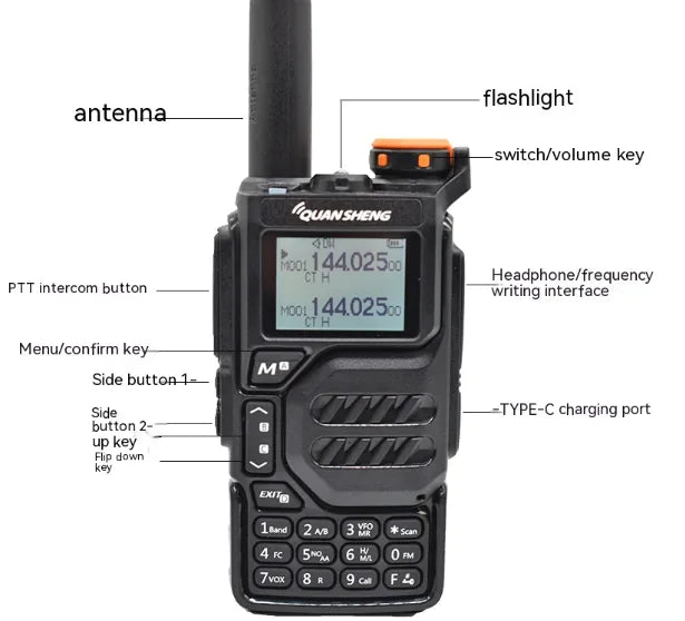 Multi-Band Outdoor Walkie-Talkie
