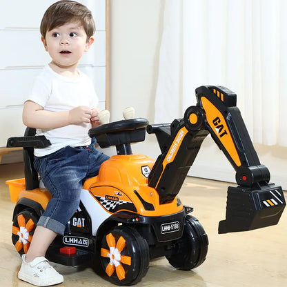 New Electric Excavator Toy for Kids Aged 1-3 Years