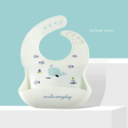 Children's Silicone Bib for Mess-Free Mealtime
