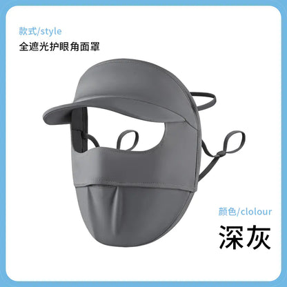 Full Face Sun Protection Mask for Outdoor Use