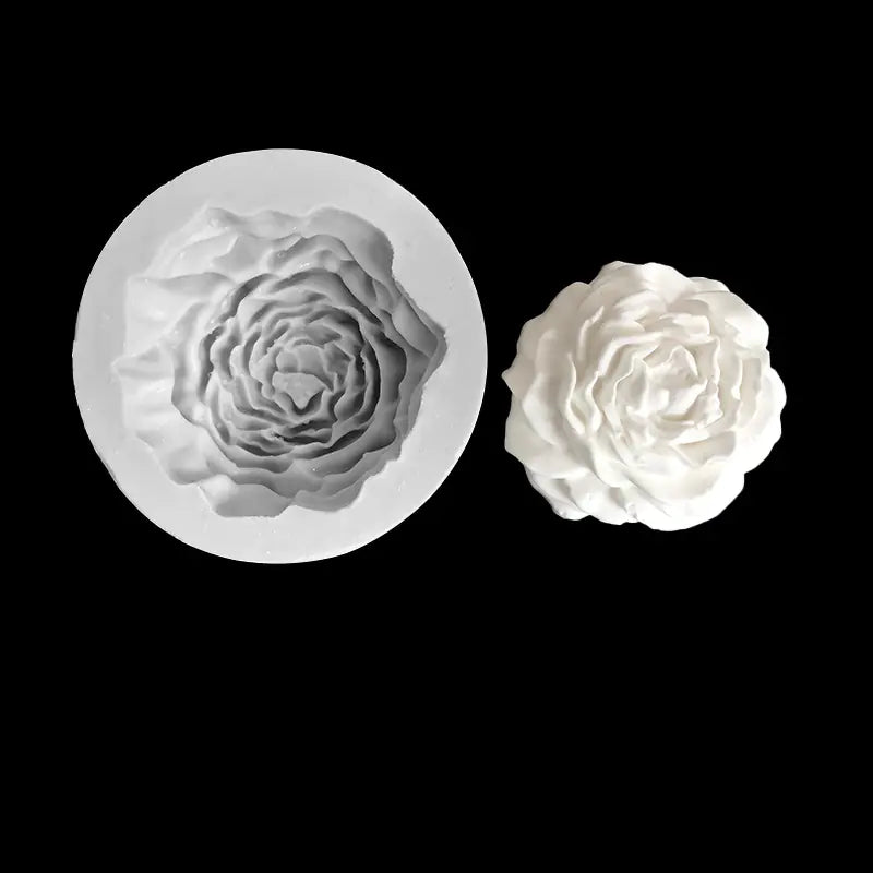 Big Peony Handmade Soap Silicone Mold for Aromatherapy