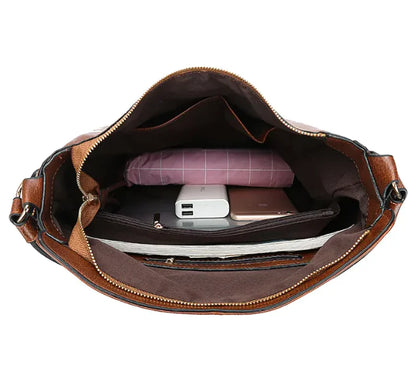 Hobos Zipper Bucket Bag with Adjustable Shoulder Strap – Large Capacity Messenger Handbag for Women