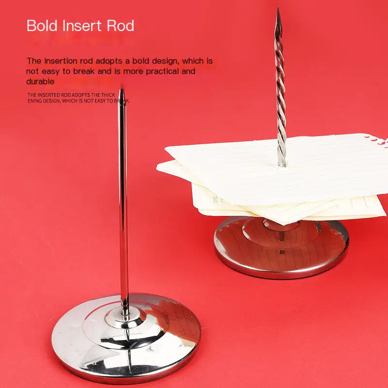 Stainless Steel Order Holder for Restaurants and Cafes