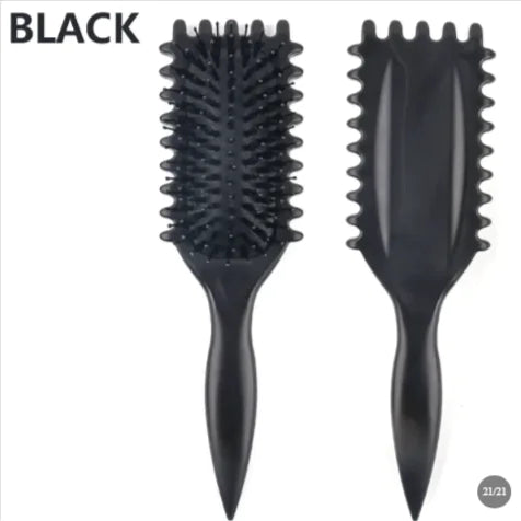 Bounce Shape Round Bristle Hair Brush