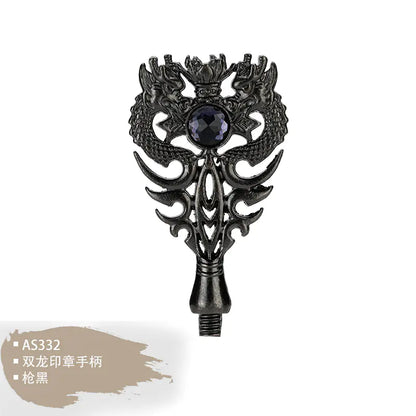 Custom Resin Alloy Wax Seal Handle Set for Magic Academy