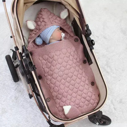 Newborn Baby Swaddle Sleeping Bag for Stroller Use