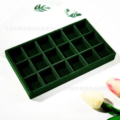 Jewelry Box for Rings and Earrings with Velvet Tray