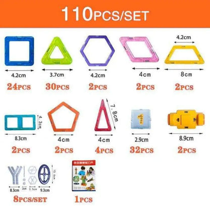 Magnetic Building Blocks Kids Construction Set