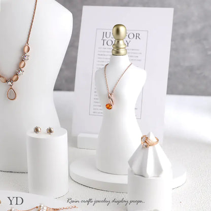 Jewelry Display Stand for Necklaces, Rings, and Earrings