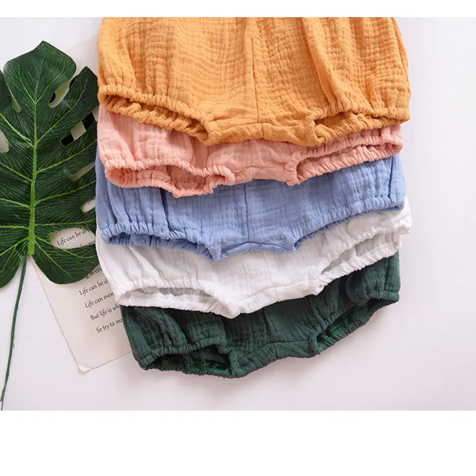 Summer Baby Shorts for Newborns and Toddlers