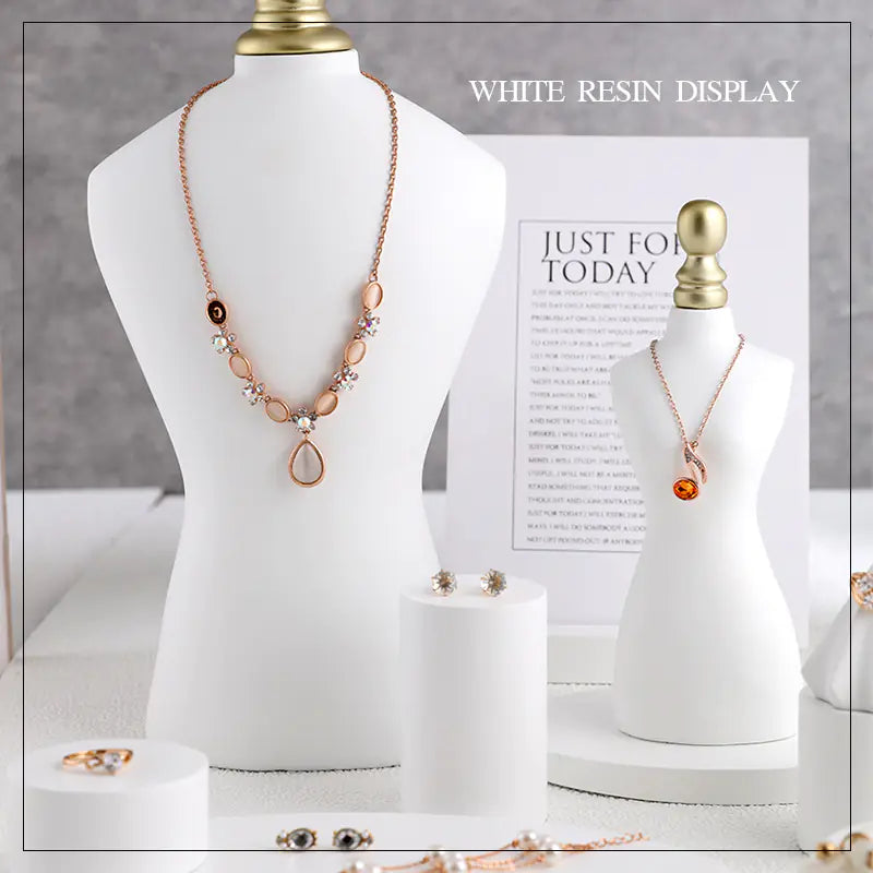 Jewelry Display Stand for Necklaces, Rings, and Earrings