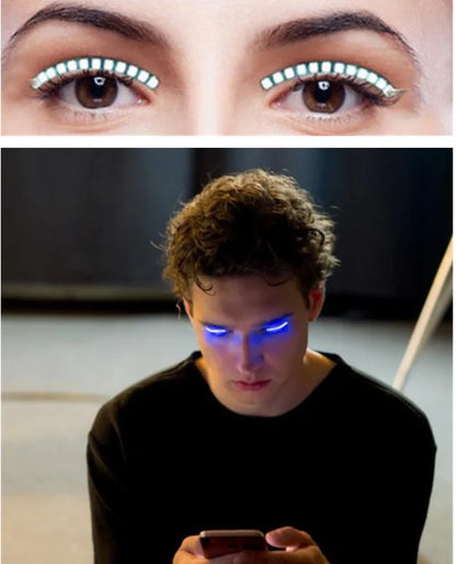 LED Eyelash Light for Cosplay and Halloween Decor