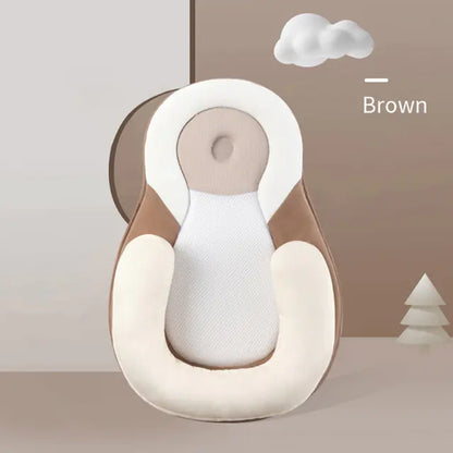 Newborn Anti-Roll Shaped Pillow for Head Correction