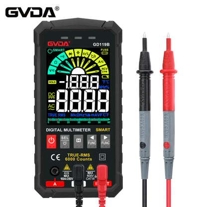 GVDA High Precision Automatic Digital Multimeter with Color Screen