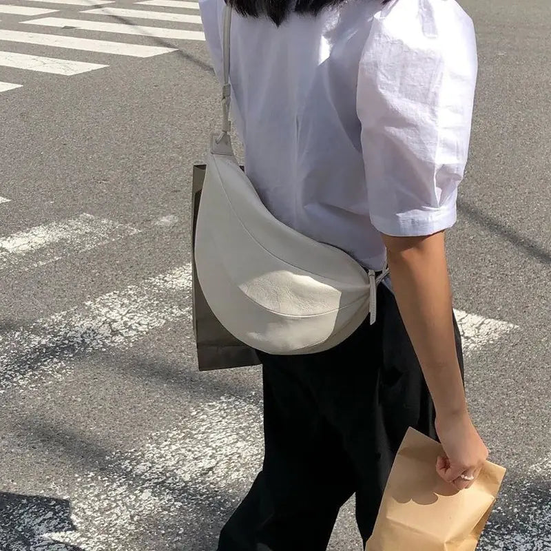 Crescent Shoulder Dumpling Bag
